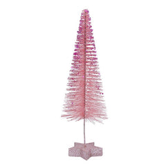 Gisela Graham Pink Brush Tree image 1
