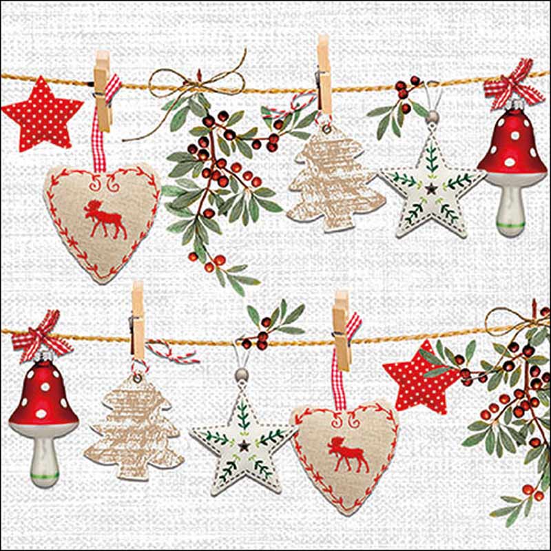 Ambiente Paper Napkins - Rustical Christmas (Pack of 20) image 0