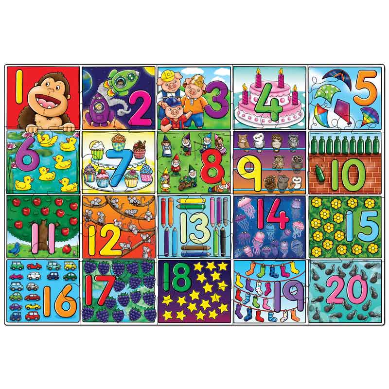 Orchard Toys Big Number Jigsaw Puzzle image 0