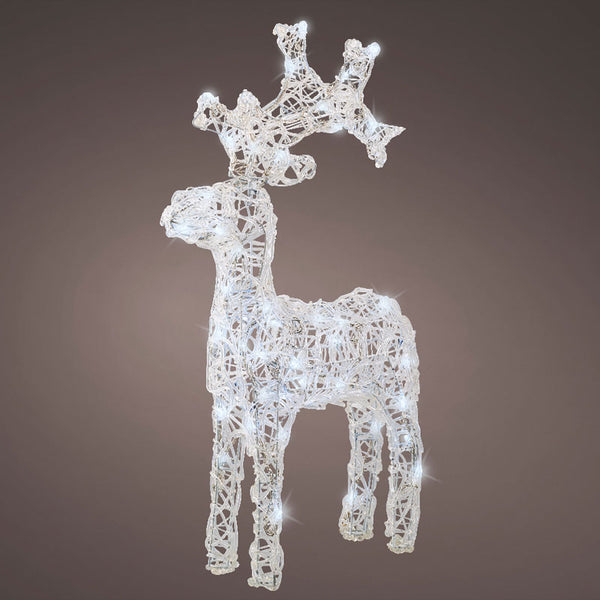 Lumineo LED Flashing Acrylic Deer - Cool White image 8