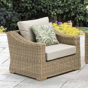 Bramblecrest Fairford 2-Seat Sofa Lounge Set in Walnut Rattan image 3