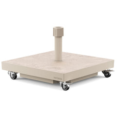 Platinum Ceramica Wheeled Parasol Base - Sandstone image 0