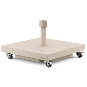 Platinum Ceramica Wheeled Parasol Base - Sandstone image 0