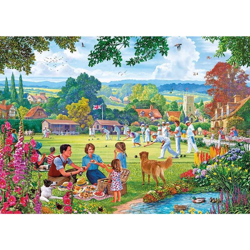 Gibsons Bowling by the Brook 100 XXL Piece Jigsaw Puzzle image 0