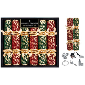 Harvey & Mason 6 Exquisite Flock Crackers image 0