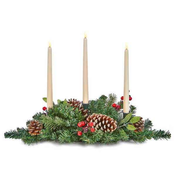 Premier Berry & Cone Candle Centrepiece image 0