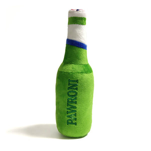 CatwalkDog Pawroni Beer Bottle Tough Dog Toy image 1