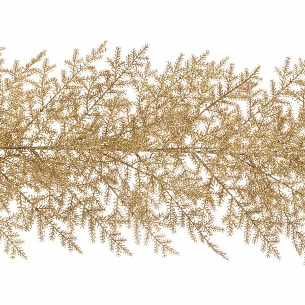 Floralsilk Gold Glitter Pine Garland image 0