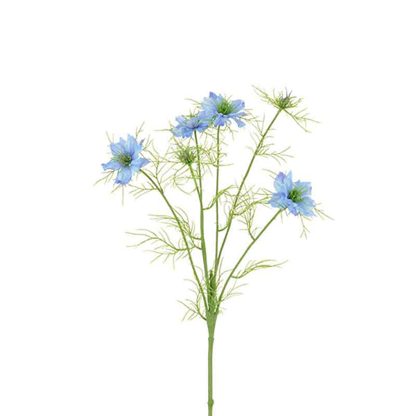 Floralsilk Nigella Love In The Mist Stem (65cm) - Blue image