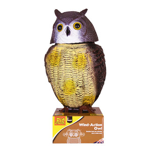 The Big Cheese Wind-Action Garden Owl Pest Deterrent image 0