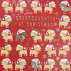 Wendy Jones-Blackett Granddaughter Dogs Christmas Card image 0