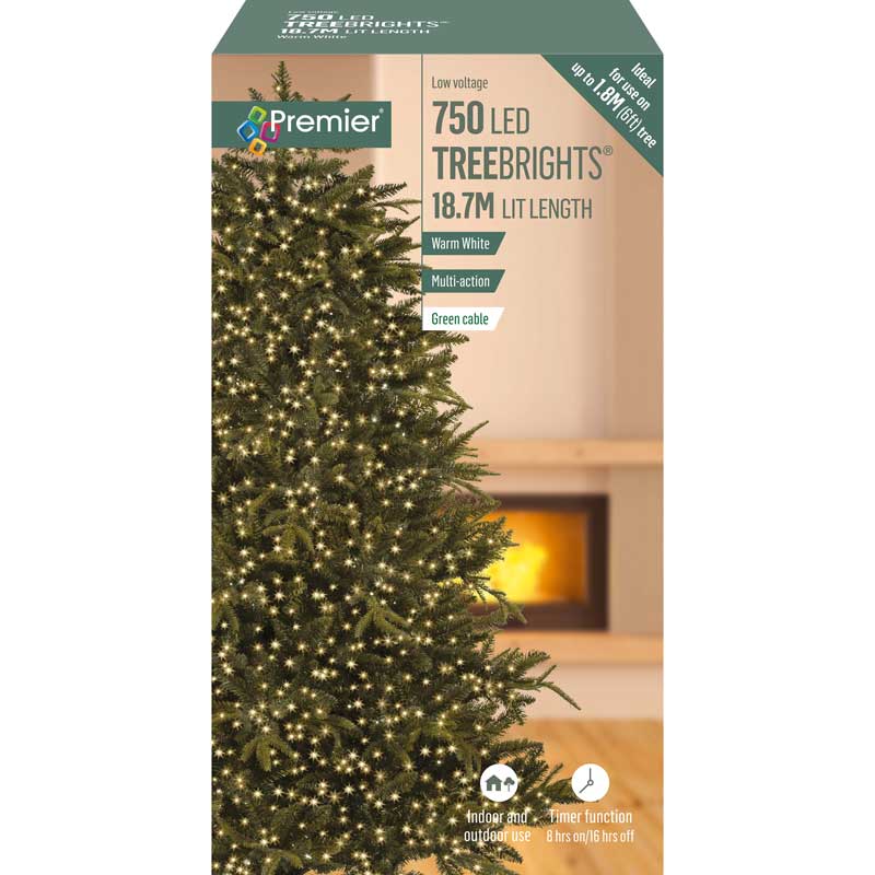 Premier 750 Multi-Action LED TREEBRIGHTS with Timer - Warm White image 0