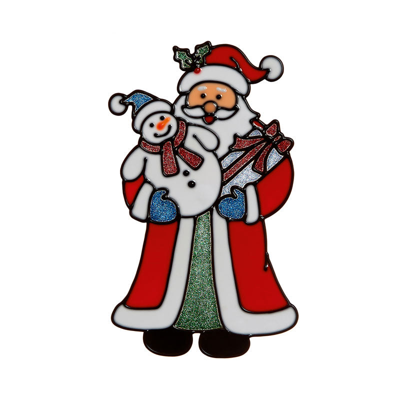 Premier Long Coat Santa Window Sticker (Assorted Designs) image 0