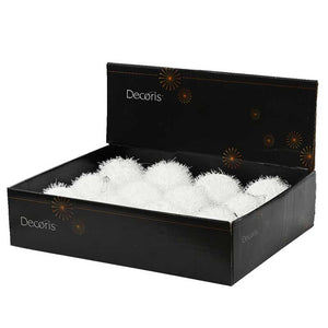 Decoris Foam Bauble in Winter White image 1