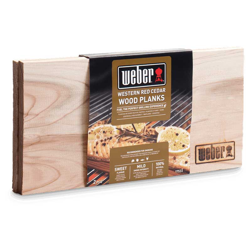 Weber Western Red Cedar Wood Planks, Small (Set of 2) image 0