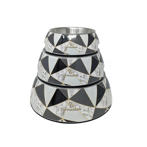CatwalkDog Geo-Deco 2-in-1 Dog Bowl image 0