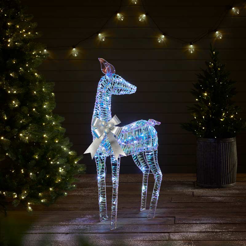 Bosk Iridescent Standing Reindeer image 0