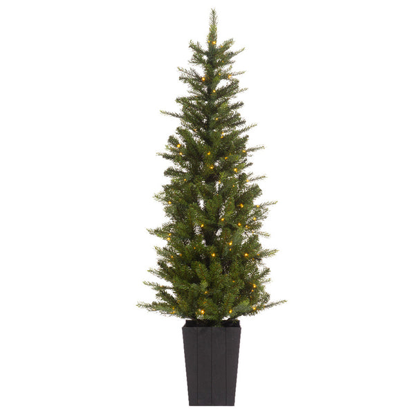 Everlands Battery-Operated Idaho Pre-Lit Christmas Tree - 5ft image 0