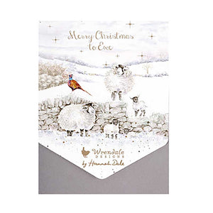 Wrendale Designs Notecard Pack - Merry Christmas To Ewe (Pack of 8) image 2