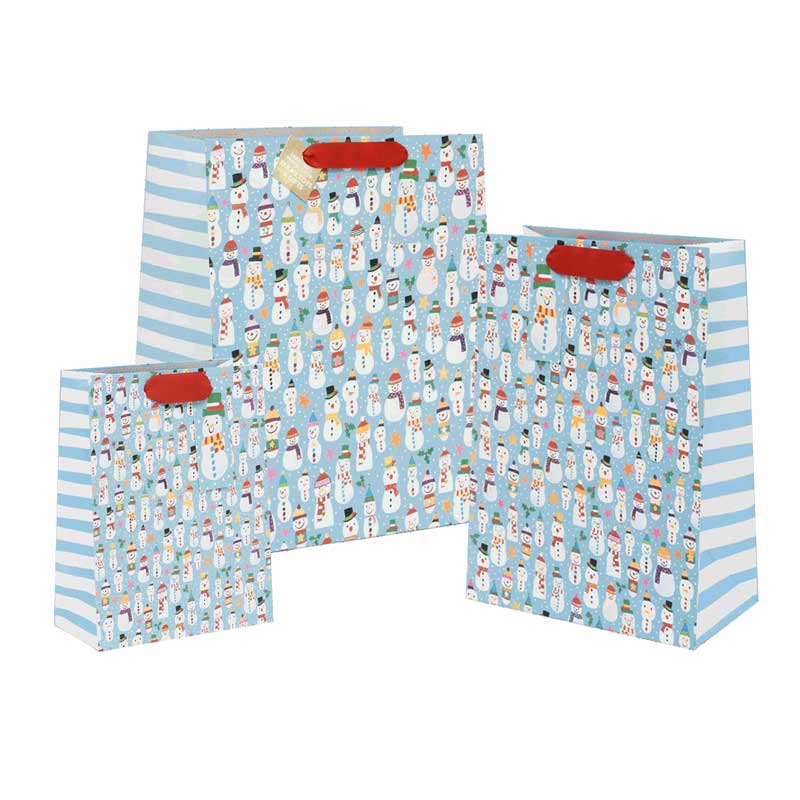 Glick Jolly Snowmen Gift Bag image 0