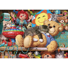 Gibsons Snoozing on the Ted 1000 Piece Jigsaw image 0