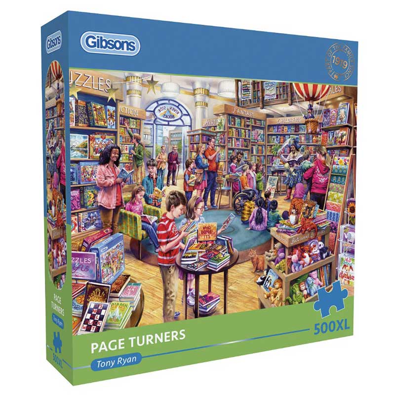 Gibsons Page Turners 500XL Piece Puzzle image 0