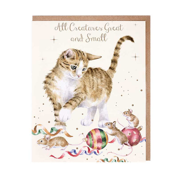 Wrendale Designs Notecard Pack - All Creatures Great & Small (Pack of 8) image 1