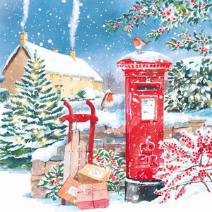 Ling Design Small Deluxe Cards - Christmas In The Village (Pack of 12) image 0