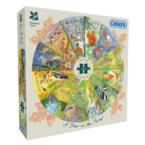 National Trust: A Year in the Forest 500 Piece Jigsaw Puzzle image 3