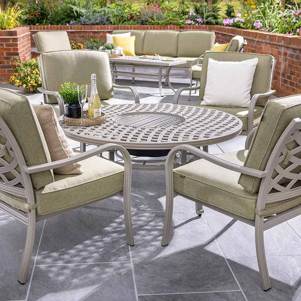 Hartman Buxton 4 Seat Cosy Fire Pit Lounge Set image 2