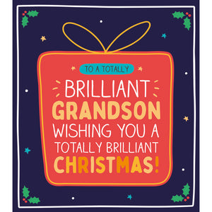 Pigment Brilliant Grandson Christmas Card image 0