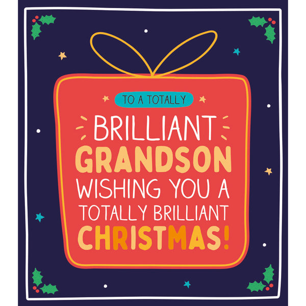 Pigment Brilliant Grandson Christmas Card image 0