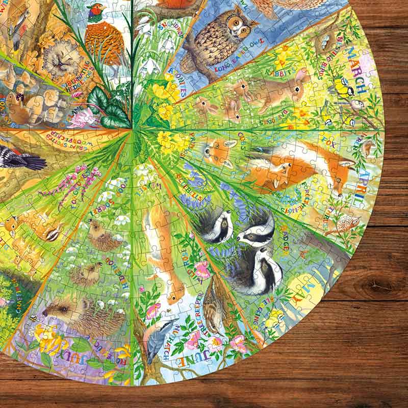 National Trust: A Year in the Forest 500 Piece Jigsaw Puzzle image 0