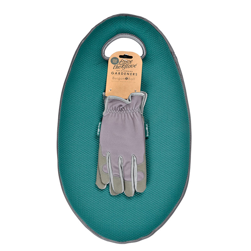 Burgon & Ball Kneelo® Garden Kneeler & Gardening Gloves Bundle - Evergreen image 0