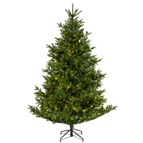 Everlands Nordmann Fir Pre-Lit Christmas Tree – 7ft image 5