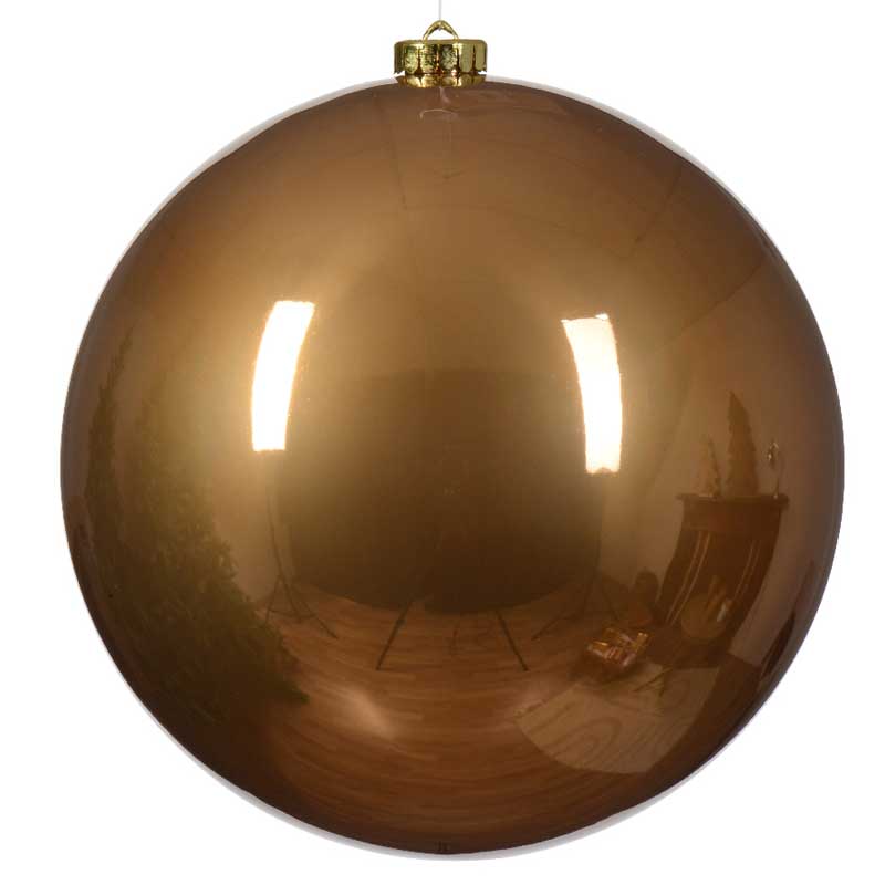 Decoris XL Shatterproof Bauble in Ginger Brown image 0