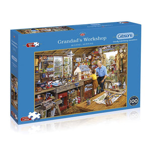 Gibsons Grandad's Workshop 500 XL Piece Jigsaw Puzzle image 1