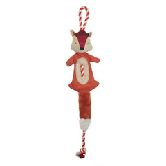 Joules Rope Heritage Tweed Fox Dog Toy image 0