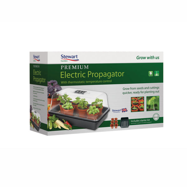 Stewart Garden Premium Electric Propagator with Thermostatic Temperature Control (38cm) image 0
