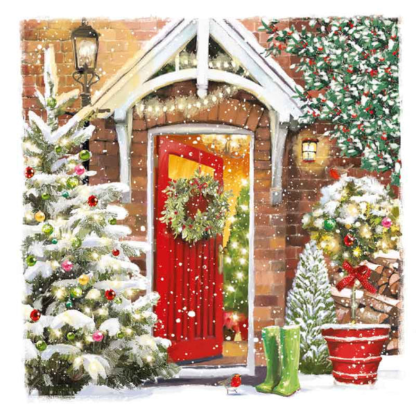 Ling Design Charity Christmas Cards - Christmas Lights (Pack of 6) image 0