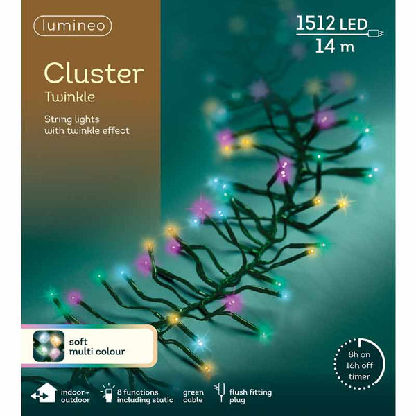 Lumineo Cluster Twinkle String Lights image