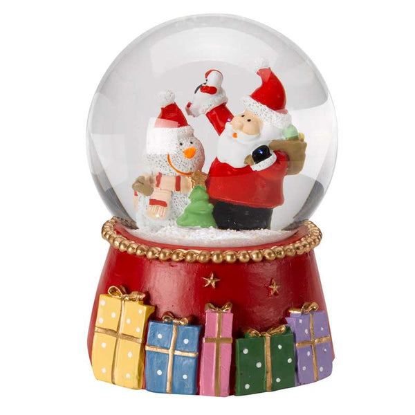 Three Kings Musical SantaGifts Lit SnowSpheres (Assorted Designs) image 1