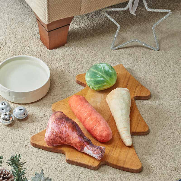 Zoon Christmas Feast Mixed Case Dog Toy image 2