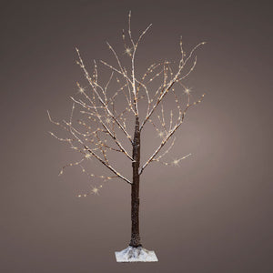 Lumineo Lit Tree with Brown Trunk image 3