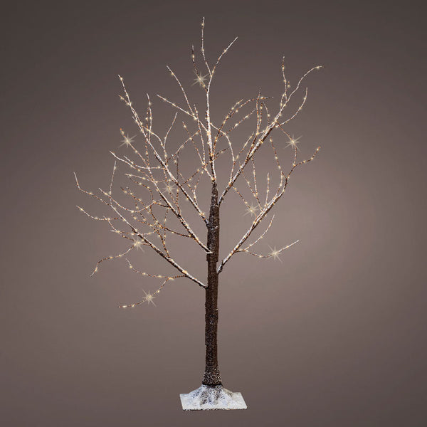 Lumineo Lit Tree with Brown Trunk image 3