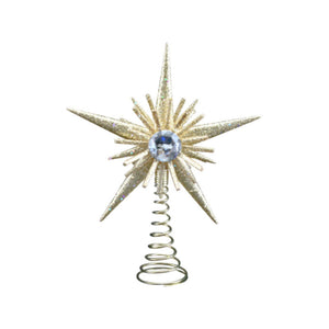 Gisela Graham Small Gold Tree Top Star image 0