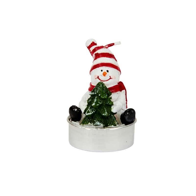 Three Kings Snowman Tealight Candles (Set of 6) image 0