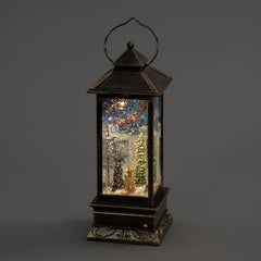 SnowTime LED Cats &amp; Dogs Water Lantern image 0