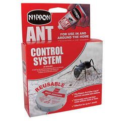 Nippon Ant Control System (2 reusable traps + 25g Nippon Ant Killer Liquid) image 0