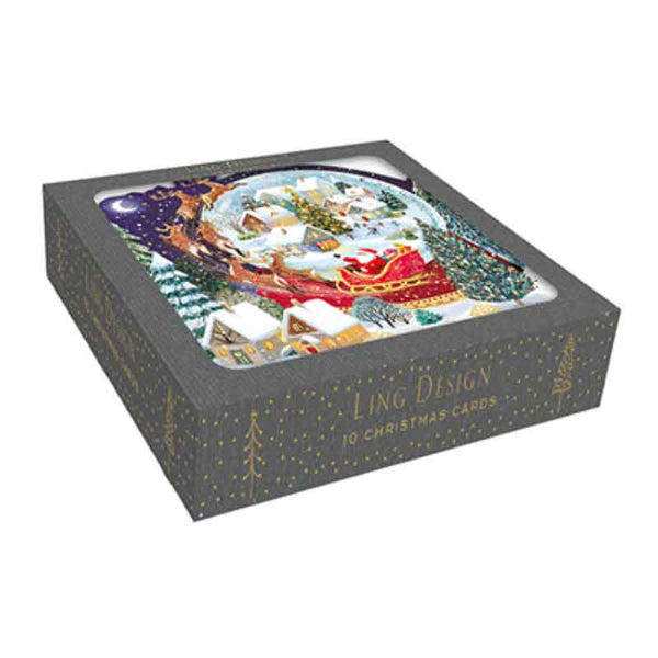 Ling Design Large Premium Die Cut Christmas Cards - It's Christmas (Pack of 10) image 1